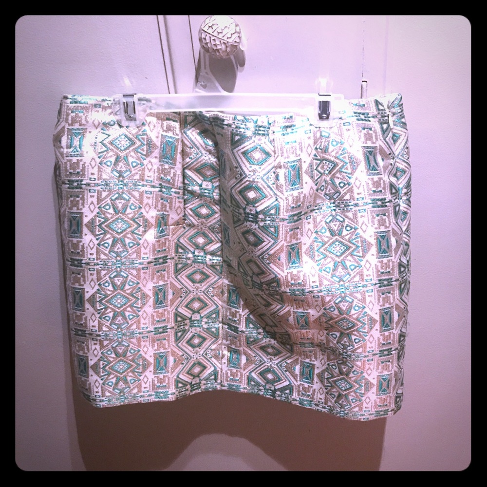 J crew mini skirt
